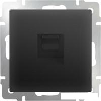 Розетка телефонная Werkel WL08-RJ-11 (черный)