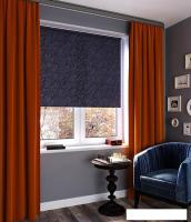 Рулонные шторы Legrand Фрост 140x175 (темно-синий)