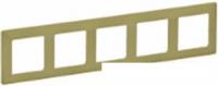 Рамка Legrand Valena Life 5 постов (лайм)