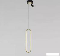 Подвесная люстра Евросвет Spire 90269/1 черный/золото