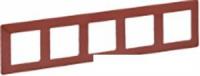 Рамка Legrand Valena Life 5 постов (терракота)