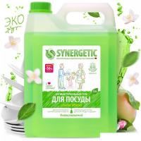 Средство для мытья посуды Synergetic антибактериальное, с ароматом яблока 5 л
