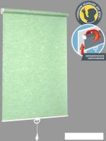 Мини рулонные шторы Delfa Сантайм Жаккард Венеция СРШП-05В 29503 48x170 (мята)