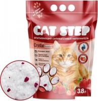 Наполнитель для туалета Cat Step Crystal Strawberry 3.8 л