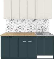 Готовая кухня Агута Альфа 1.8/60 (бензин/сатин/дуб бунратти)