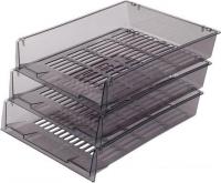 Лоток для бумаг BRAUBERG Office 237257 (серый)