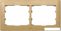 Рамка Legrand Galea Life 2 поста (горизонтальная, клен)