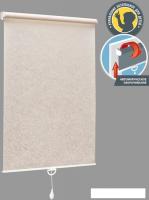 Мини рулонные шторы Delfa Сантайм Жаккард Венеция СРШП-05В 29502 48x170 (кремовый)