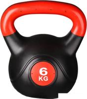 Гиря Indigo IN125 6 кг (черный/красный)