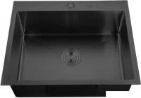 Кухонная мойка РМС MR-6050BL (с корзиной и дозатором)