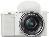 Беззеркальный фотоаппарат Sony ZV-E10L Kit 16-50mm (белый)