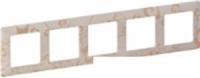Рамка Legrand Valena Life 5 постов (ампир бежевый)