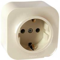 Розетка Legrand Quteo 782250 (слоновая кость)