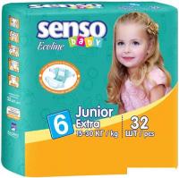 Подгузники Senso Baby Ecoline Junior Extra 6 (32 шт)