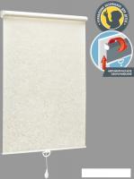 Мини рулонные шторы Delfa Сантайм Жаккард Венеция СРШП-05В 29501 68x170 (белый)