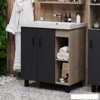 Onika Тумба под умывальник Тимбер 70.10 107057 (серый матовый/дуб сонома)