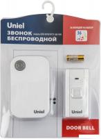 Беспроводной дверной звонок Uniel UDB-091W-R1T1-36S-WH