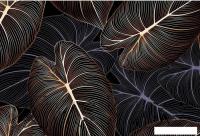 Фотообои Vimala Рисованные листья 270x400