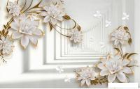 Фотообои Citydecor Цветочная абстракция 8 3D 400x254