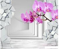 Фотообои Citydecor Орхидея 3D 300x254