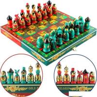 Шахматы Брестская Фабрика Сувениров Золотая Хохлома ch_goldkhokhloma