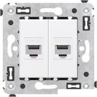 Розетка компьютерная DKC Avanti RJ-45 4400664 (белое облако)
