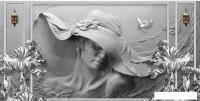Фотообои Citydecor Барельеф 3D 300x150