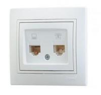 Розетка компьютерная Lezard Mira 701-0202-143