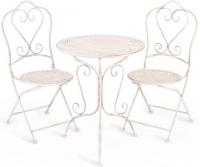Набор садовой мебели Secret De Maison Monique mod. PL08-6241.6242 (античный белый)