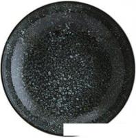 Тарелка глубокая Bonna Cosmos Black Bloom COSBLBLM23CK
