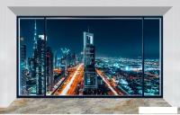 Фотообои Citydecor Ночной город панорама 400x254