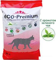 Наполнитель для туалета Eco-Premium с ароматом зеленого чая 55 л