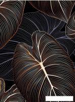 Фотообои Vimala Рисованные листья 270x200