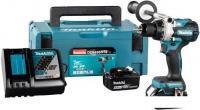 Дрель-шуруповерт Makita DDF486RTJ (с 2-мя АКБ, кейс)