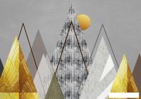 Фотообои Citydecor Горы Абстракция 200x140