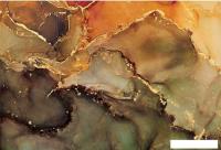 Фотообои Vimala Флюиды оранжевые 270x400