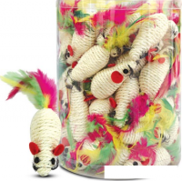 Игрушка для кошек Triol Мышь NT516 7 см 72 штуки