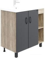 Onika Тумба Тимбер 80.10 108046 с умывальником Фостер 80 П