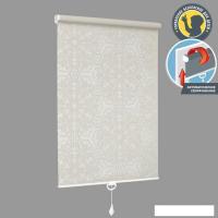 Рулонные шторы Delfa Сантайм Металлик Принт СРШП-05В 7591 68x170 (кремовый)