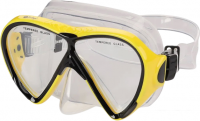 Маска для плавания Indigo Baas IN057 (желтый)