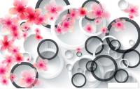 Фотообои Citydecor Абстракция с кругами 3 400x254