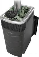 Банная печь Термофор Гейзер XXL 2017 Inox Витра ЗК (антрацит)