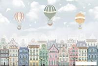 Фотообои Vimala Город и шары 2 270x400