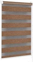 Шторы день-ночь Delfa Сантайм День-Ночь Бамбук МКД DN-42905 43x160 (мокка)