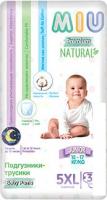 Трусики-подгузники MIU Premium Natural 5XL Junior (38 шт)
