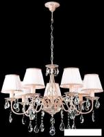 Люстра Евросвет 3637/7 белый с золотом/прозрачный хрусталь