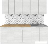 Готовая кухня Агута Альфа 2.2 (скандинавское дерево/скандинавское дерево/дуб бунратти)