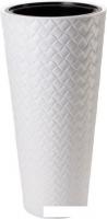 Вазон Form-Plastic Makata Slim (белый)
