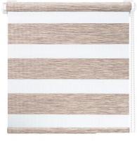 Шторы день-ночь АС МАРТ Вудэн 110x160 (бежево-серый)