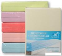 Постельное белье Альвитек Трикотажная на резинке 180x200x20 ПТР-МО-180(180) (молочный)